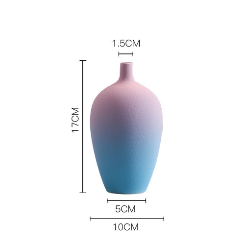 nordic light luxury ceramic vase b