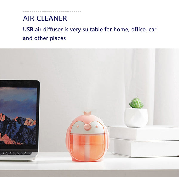 ultrasonic usb colorful home humidifier