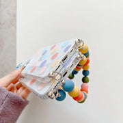 kawaii iphone case with bean chain