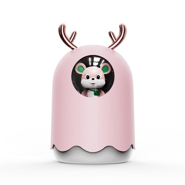 cute usb colorful rabbit humidifier pink