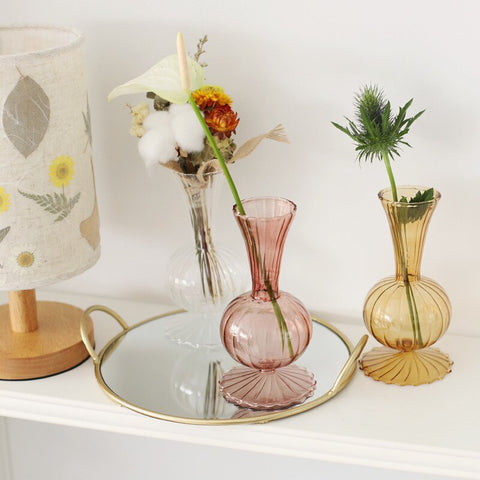 vintage glass vases