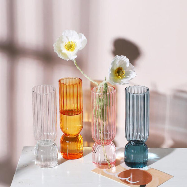 elegant retro glass vase