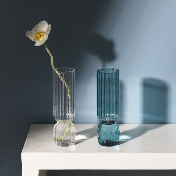 elegant retro glass vase