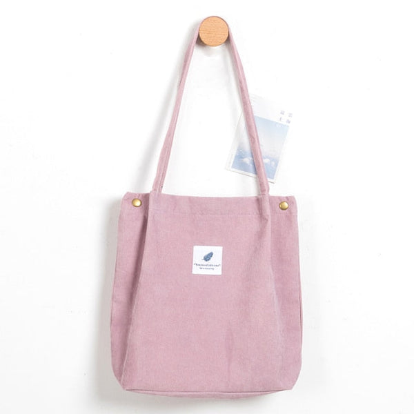 foldable corduroy shopping bag f2073f