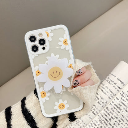 daisy phone case iPhone case with daisy holder | Cute iPhone case