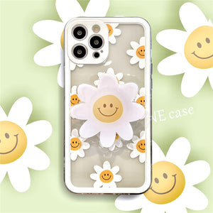 iphone case with daisy holder
