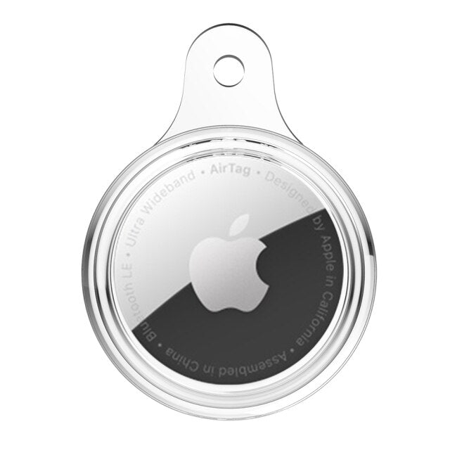 anti-scratch apple airtag cover transparent
