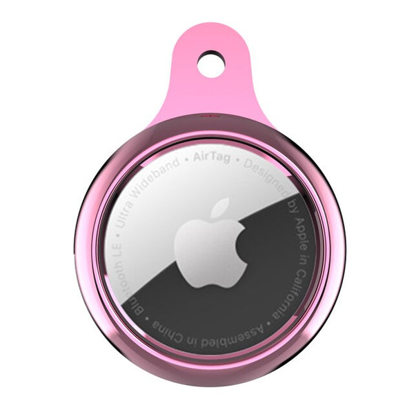 anti-scratch apple airtag cover pink