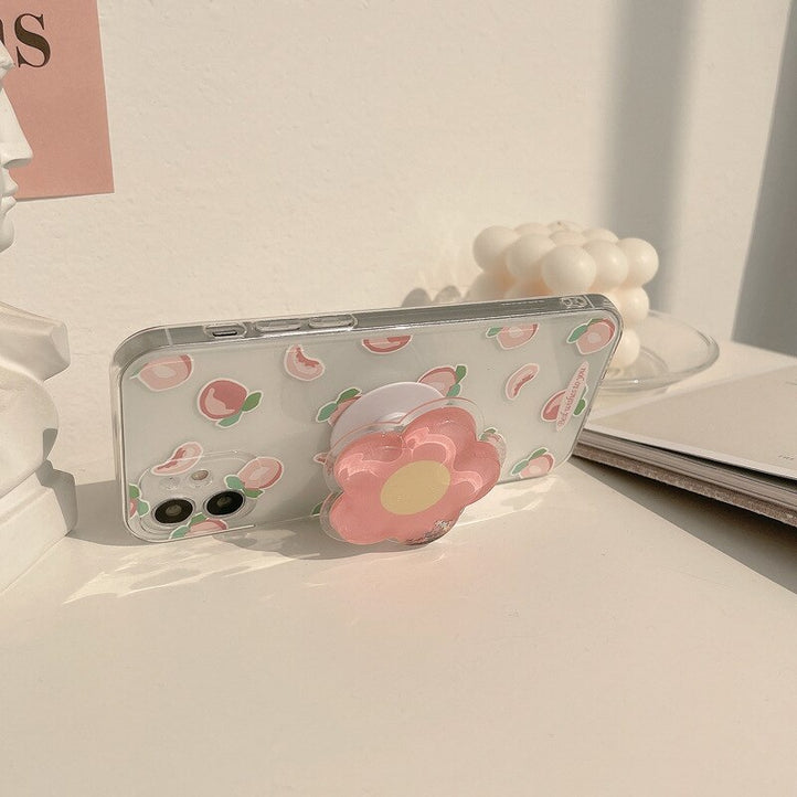 iphone case with a sweet flower holder