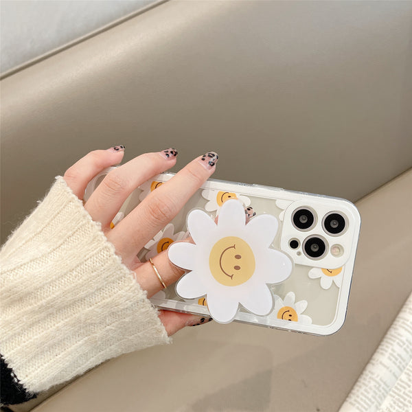 iphone case with daisy holder