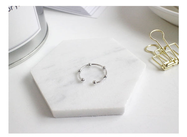 minimalist 925 sterling silver ring