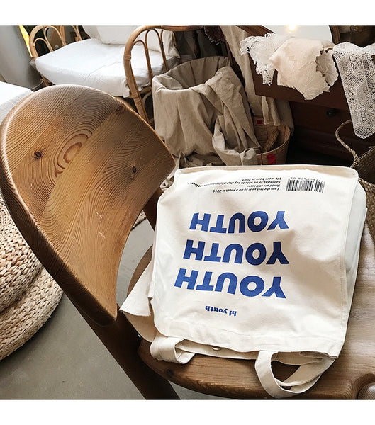 canvas tot bag