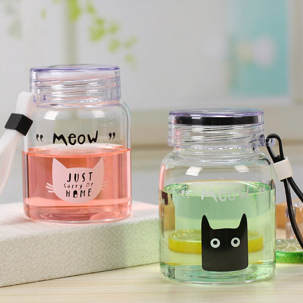 cute glass water tumbler