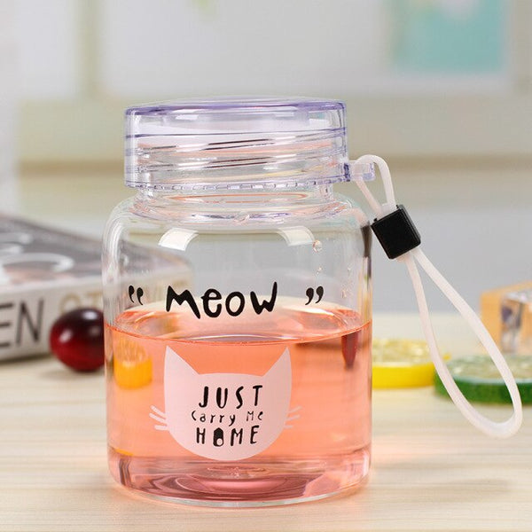 cute glass water tumbler just carry me home