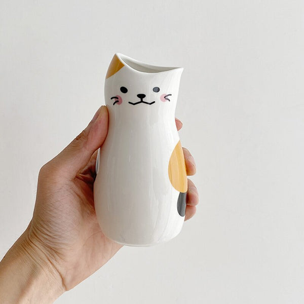 3pcs cat japanese wine pot