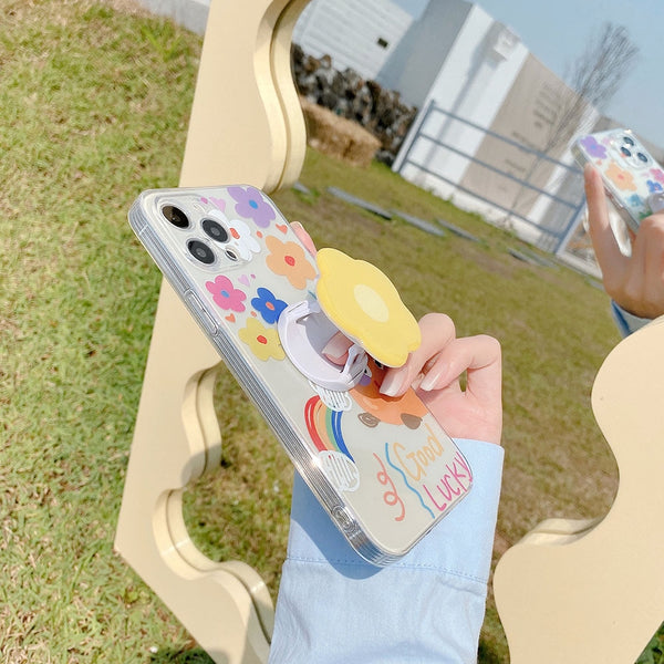 iphone case with flower holder