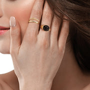 smiley face ring
