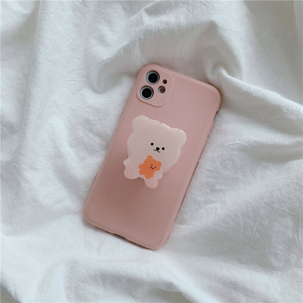 iphone case with bear stand