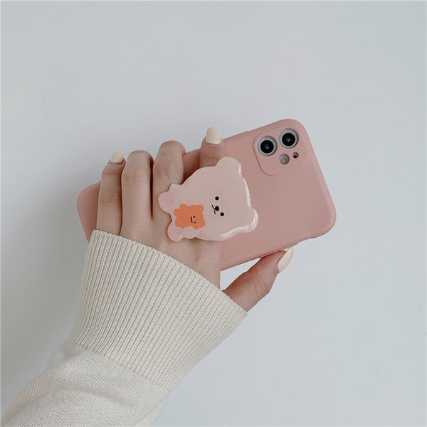 iphone case with bear stand