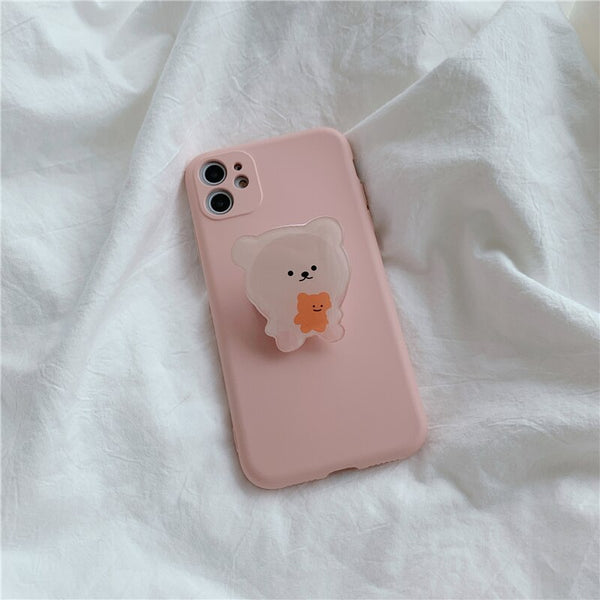 iphone case with bear stand