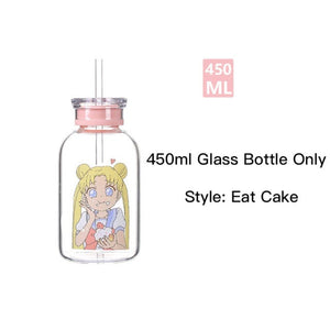 sailor moon glass bottle cake bottle only4 / 450-700ml