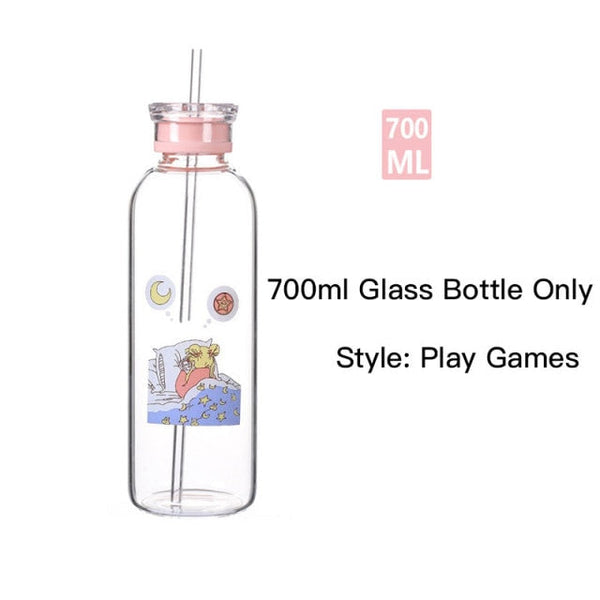 sailor moon glass bottle games bottle only7 / 450-700ml