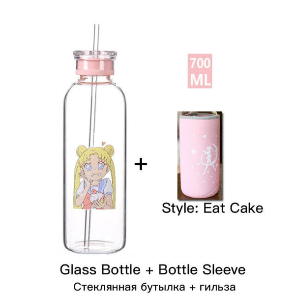 sailor moon glass bottle cake bottle sleeve7 / 450-700ml