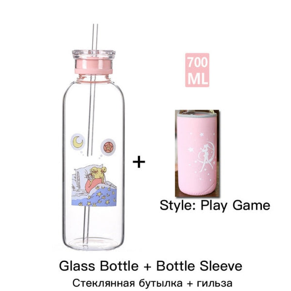 sailor moon glass bottle games bot sleeve7 / 450-700ml