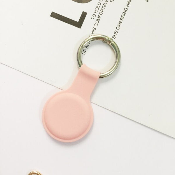 apple airtag keychain pink