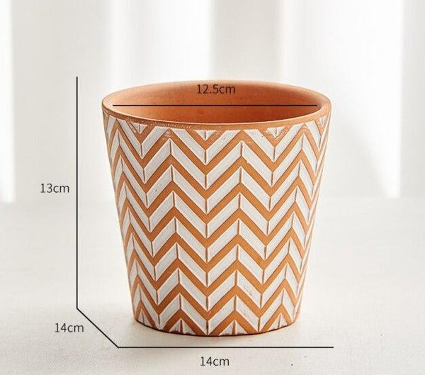 boho terracotta plant pots pot b-big