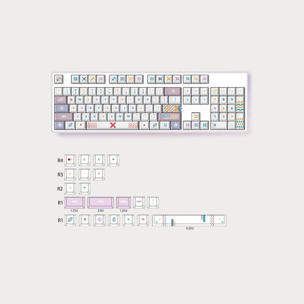 keycaps set for mx switch mechanical keyboard