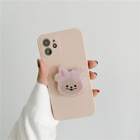 silicone case for samsung with holder