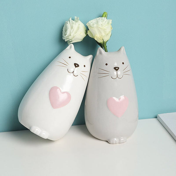 bunny shaped ceramic flower pot