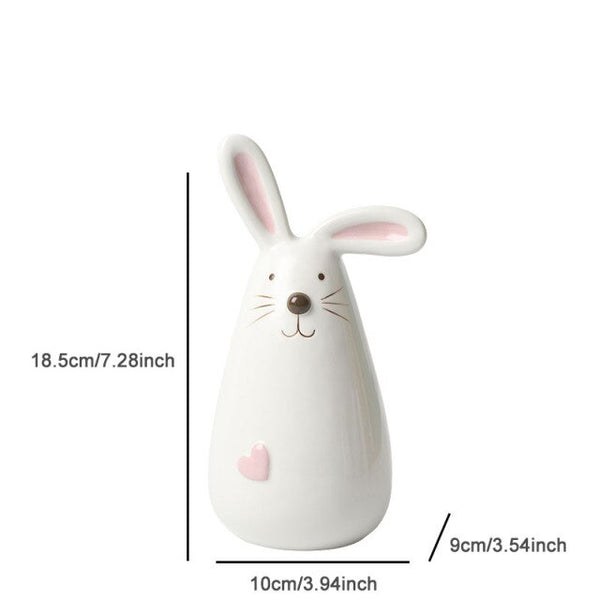 bunny shaped ceramic flower pot a