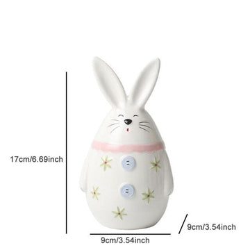 bunny shaped ceramic flower pot d