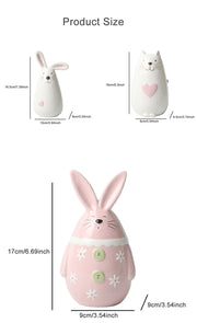 bunny shaped ceramic flower pot