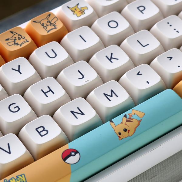 keyboard keycaps set | japanese pokémon keyboard keycaps