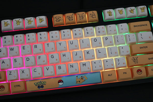 keyboard keycaps set | japanese pokémon keyboard keycaps