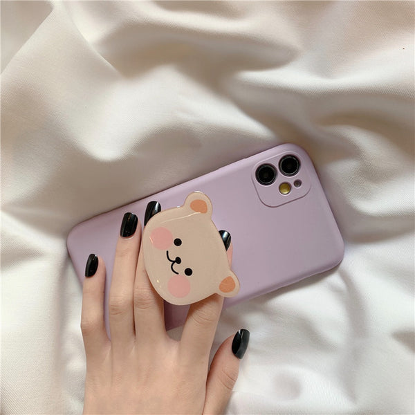 cute korean-inspired samsung phone case with holder