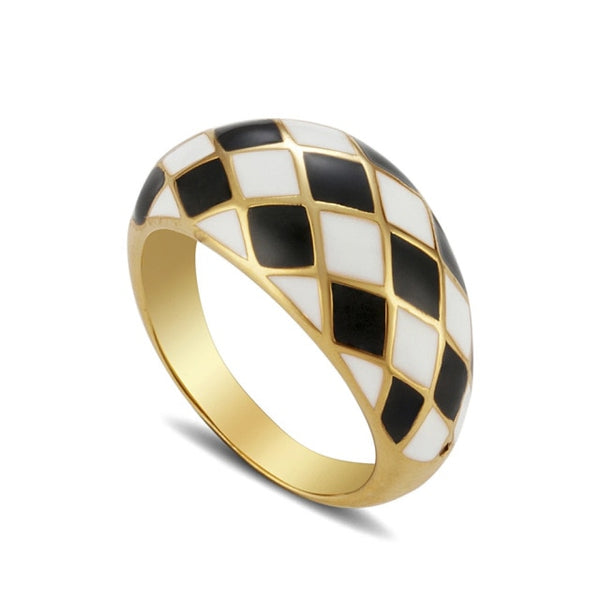 gold chunky ring