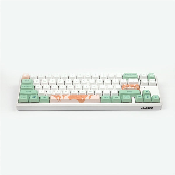 mint milk pbt keycaps