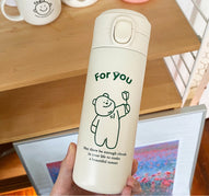 cute stainless steel thermos