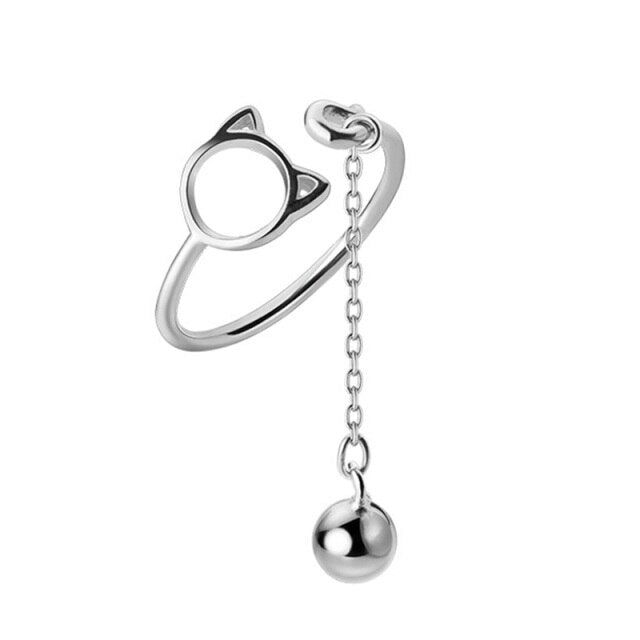 925 sterling silver cat ring default title