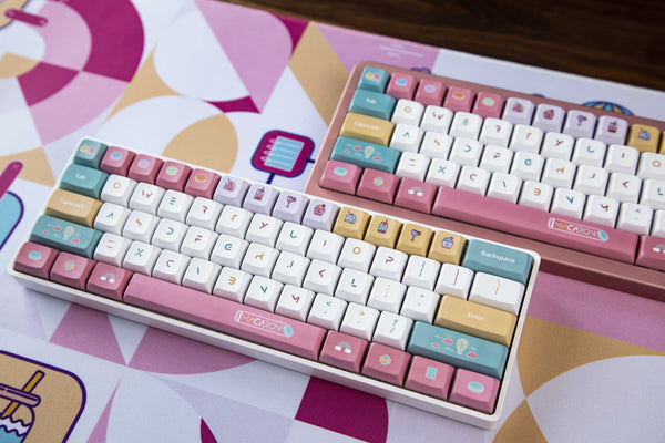 cute keycaps set| macaron candy theme