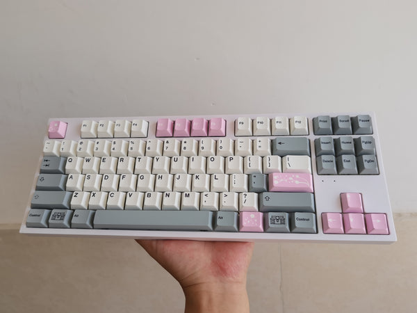 kawaii fuji theme keycaps pbt for mechanical keyboard | japanese keycaps set