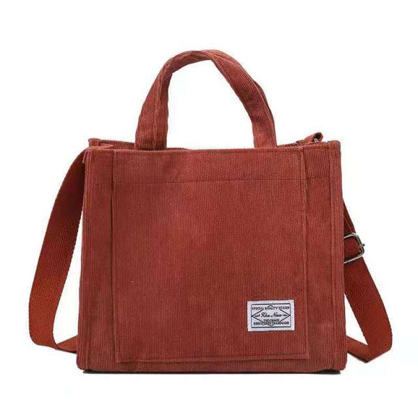 corduroy shoulder tote bag style3 corduroy 4