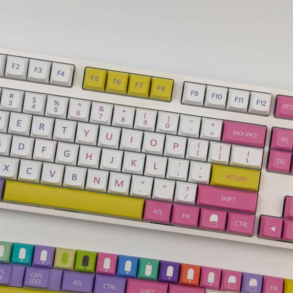 cute mechanical keyboard keys set
