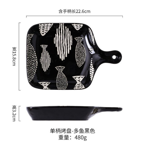 small ceramic baking tray heiduo fish