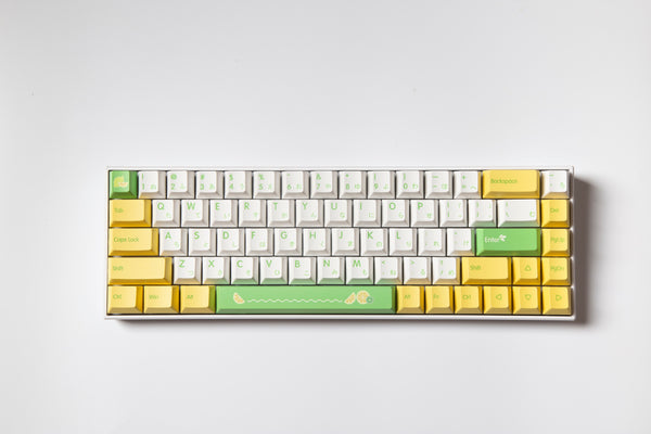 japanese keycaps set | 139 keys lemon keycaps cherry profile