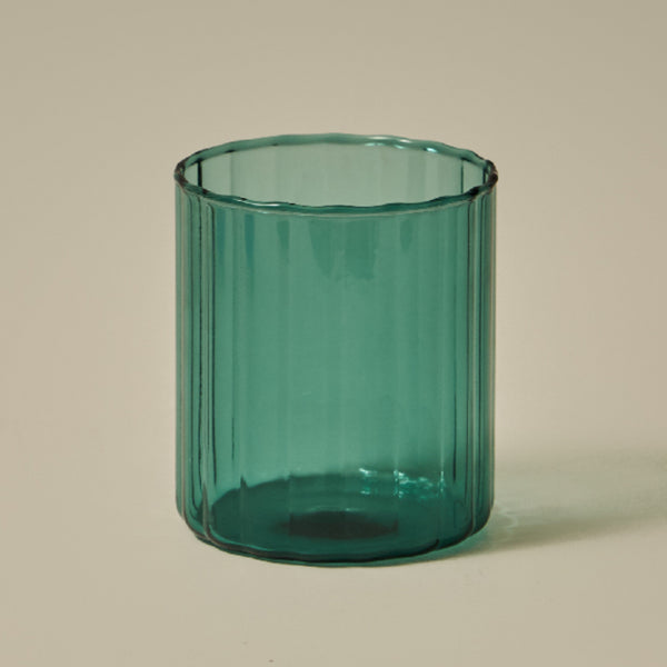 colorful glassware set 1pc aqua